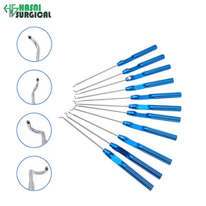 Instruments d'arthroscopie pour ancrage d'épaule : passe-suture, crochet de suture pour ménisque rotulien, crochet dorsal, acier inoxydable orthopédique - Product Image 3