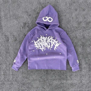 Chándal para hombre Puff Impreso Sweat Suit Flare Sudadera con capucha y pantalones Conjuntos Chándales apilados Pantalones - Product Image 3