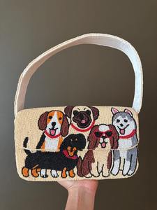 Sac fourre-tout personnalisé avec nom en perles, sac à main pour femmes, grand sac en perles, sac à main à prix de gros en provenance d'Inde - Product Image 3