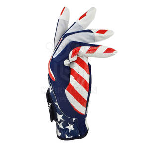 Guantes de golf de cuero genuino con logotipo personalizado de alta calidad para mano izquierda y derecha para deportes - Product Image 4