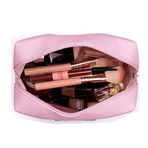 Bolsa de cosméticos de cuero PU para niñas, diseño impermeable a la moda con cierre de cremallera, Vietnam, sin marca, regalo de Navidad - Product Image 5