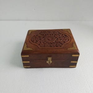 Polished Acacia <b>Wood</b> Storage <b>Box</b> Magnetic Lid Elegant Jewelry Organizer for Memory Gifts Cigars <b>Keepsakes</b> Decorative Stash Boxes - Product Image 3