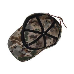 Casquettes de camouflage en coton pour femmes et hommes en plein air Chapeau camouflage vert respirant avec logo brodé - Product Image 6