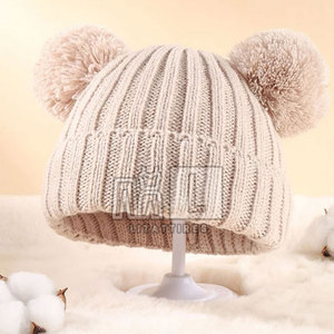 หมวกไหมพรมถักแจ็คการ์ด - Product Image 4