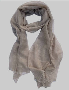 Custom Winter Soft Cashmere <b>Scarf</b> Stylish Solid Color Wool Shawl with Digital Leaf Print Plain Design Adults - Product Image 3