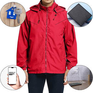 Custom Lightweight Men's Softshell Jacket Vintage Casual Fashion Sport <b>Windbreaker</b> Waterproof Zipper <b>Beach</b> Blank Coat <b>for</b> Winter - Product Image 5