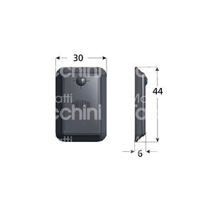 Guide de clé de goujon en nylon noir pour cylindres à goupille - Product Image 1