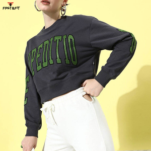 Casual Streetwear <b>Drop</b> Shoulder Breathable Eco-friendly Hoodies Woven Women's Sweatshirt with Front Logo Customizable - Product Image 2