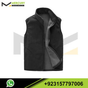 <b>Men</b> Fleece Gilet Bodywarmer <b>Sleeveless</b> Zip up Jacket Coat <b>Vest</b> Warm Soft Casual Fashionable Stylish Outdoor <b>Vests</b> - Product Image 2
