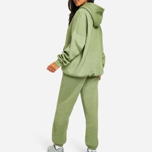 Nuevo Conjunto Deportivo de Invierno para Mujer, Hecho a Medida en Pakistán, con Capucha, Color Sólido, 100% Algodón, Servicio OEM, Alta Calidad - Product Image 5