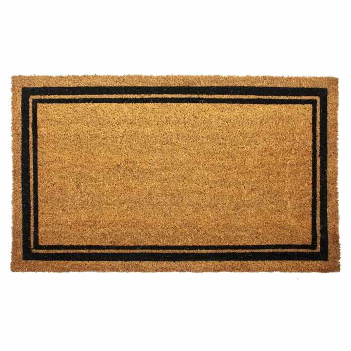 Blank Brown Wholesale Plain Coir Door Mats/wholesale Custom Coconut