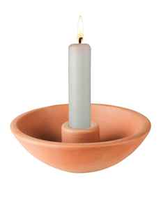 X-mas-portavelas de terracota, vela votiva de terracota, regalo de vuelta para boda - Product Image 4