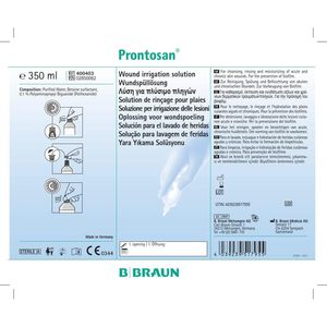 Solución de Irrigación para Heridas Autoadhesiva B Braun Prontosan D5613, Apósito de 350 ml - Product Image 3