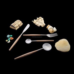 ล่าสุดไม้ตะวันตก Flatware สแตนเลสสตีลชุดช้อนส้อมมีดช้อนส้อมชุดบ้านชุดอาหารเย็น - Product Image 3