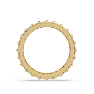 Trendy Wedding Band <b>Rings</b> Flower Eternity Band <b>Ring</b> Round Cut Lab Grown Diamond Engagement &Anniversary <b>Rings</b> <b>Men</b> Women Jewelry - Product Image 4