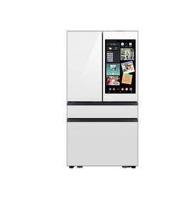 Réfrigérateur à portes françaises sur mesure 4 portes BespokeS 2026 avec AI Family Hub 29 pi³ ft. Verre blanc - Product Image 1