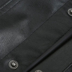 Chaleco de Cuero Suave al Tacto para Hombre, Material Ligero, Ajuste Cómodo, Estilo Casual Biker, para Uso Diario y Pedidos al por Mayor - Product Image 4