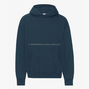 Sweatshirts pour hommes en pur coton avec capuche, sweat-shirt en molleton biologique à capuche, sweat-shirt surdimensionné personnalisé pour hommes - Product Image 6