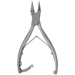 Cisaille à ongles à mâchoires coniques 5 1/2 po, manche lisse et droit avec clip de verrouillage, outil manuel - Product Image 1