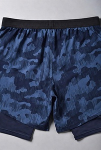 Shorts de sport pour hommes de qualité supérieure, style streetwear, pour la course et la gym, faible MOQ, confortables, motif uni, service OEM disponible, 100% polyester - Product Image 6
