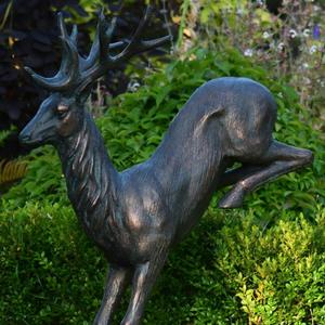 Juego de Ciervos de Tamaño Real, Esculturas de Reno de Bronce Hechas a Mano, Decoración Navideña, Artículos para Eventos, Reno Decorativo, Precio al por Mayor - Product Image 2