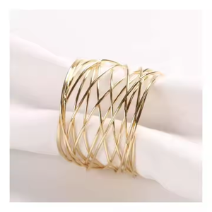 Elegant Design Metal Napkin Rings for Classic <b>Table</b> Decor in Gold and Luxury Dining <b>Table</b> Decoration with Best Price - Product Image 2
