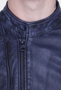 2025 veste en cuir de mode de haute qualité pour hommes personnalisable/nouvelle veste en cuir pour hommes lourds de conception pour l'hiver vêtements de plein air - Product Image 5