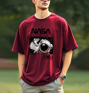 เสื้อยืดผู้ชายสั่งทำพิเศษ คุณภาพสูง ผ้าฝ้าย 100% ทรงโอเวอร์ไซส์ สไตล์สตรีทแวร์ ฮิปฮอป พิมพ์ลายโลโก้ ไซส์พลัส เสื้อยืดลำลอง - Product Image 4