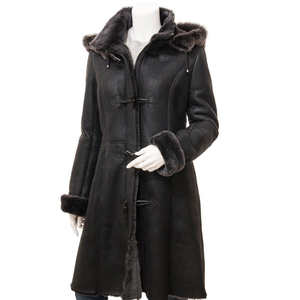 เสื้อแจ็คเก็ตหนังแท้สำหรับผู้หญิง แบบเย็บลาย  สำหรับฤดูหนาวและฤดูใบไม้ร่วง  ระบายอากาศได้ดี กันน้ำ กันลม เป็นมิตรกับสิ่งแวดล้อม  ขายส่ง - Product Image 1