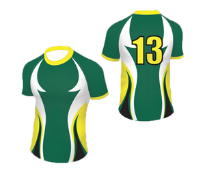 Jersey de rugby profesional para hombres, ropa de equipo personalizada, tela transpirable, costura duradera, ajuste cómodo, camisa deportiva y combinación - Product Image 1