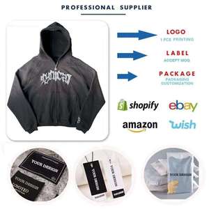 Fashion Winter Embroidered Hoodie Sweatshirt <b>Extra</b> <b>Large</b> Custom Logo <b>Print</b> Unisex Plain Color for Men and Women - Product Image 6