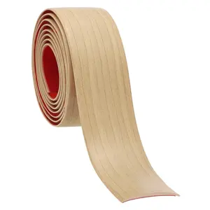 Tira de transición de piso de vinilo de roble autoadhesiva moderna 10ftx1.6 "Embellecedor de piso de PVC impermeable para hoteles - Product Image 1