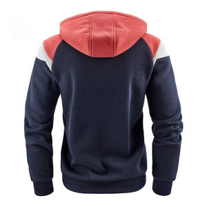 Sweat à capuche 100% coton épais et épais pour homme en éponge française de haute qualité Streetwear vierge surdimensionné avec logo personnalisé sweats à capuche zippés avec poche - Product Image 6