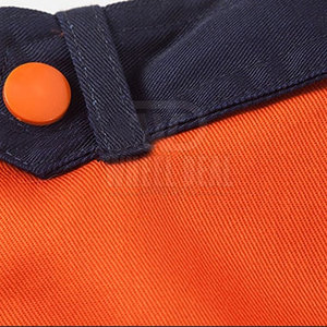 Bata con bolsillos personalizados, bata de seguridad con cinta reflectante, tela sólida, logotipo personalizado para damas y caballeros - Product Image 5