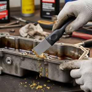 Precision Auto Mechanic Scraper High Hardness High Carbon Steel Blade <b>Car</b> Body <b>Repair</b> Tool Tire <b>Repair</b> Tools Ergonomic Handle - Product Image 2