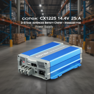 Cargador de Baterías Avanzado de 3 Etapas Cotek CX1225 14.4V 25A - Fuente de Alimentación Industrial - Product Image 3