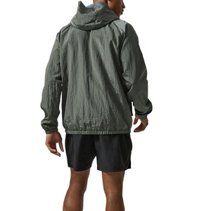 Veste personnalisée pour homme, veste d'extérieur imperméable, légère, active, en nylon froissé, coupe-vent pour homme - Product Image 2