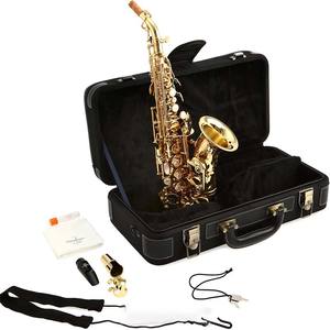 Saxophone soprano courbé Yanagisawa SCWO10 Elite Professional Bb avec corps en laiton jaune - Product Image 6
