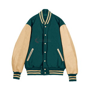 Chaqueta de Béisbol Negra con Logotipo Personalizado al por Mayor, Chaqueta de Lona para Hombre, Resistente al Viento, Transpirable, para Invierno, Tendencia en Ventas - Product Image 3