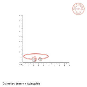 Pulsera de Oro Rosa con Diamantes y Perlas Diseñada para Expresiones de Estilo Espiritual y Elegante - Product Image 2