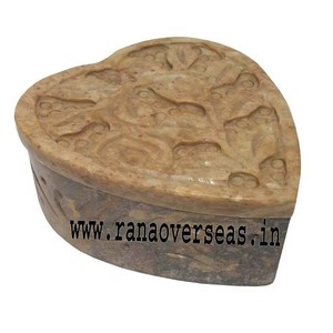 กล่องใส่เครื่องประดับรูปหัวใจทำจากหินสบู่ พร้อมฝาปิด เหมาะสำหรับผู้หญิงและเด็กผู้หญิง กล่องเก็บเครื่องประดับสุดหรูในราคาขายส่ง - Product Image 3