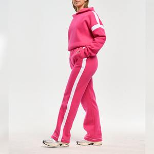Jogging droit personnalisé OEM pour femmes Pantalon de survêtement en coton doux Vêtements d'entraînement actifs pour femmes - Product Image 5