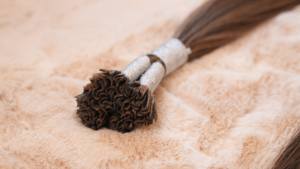 Buena calidad 100% Natural indio Remy Punta de uñas extensión de cabello dibujado solo recto volumen completo extensión de cabello Remy virgen humano - Product Image 2