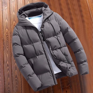 Veste matelassée pour hommes personnalisée OEM manteau d'hiver épais en duvet vêtements d'extérieur chauds et imperméables streetwear décontracté à la mode - Product Image 1