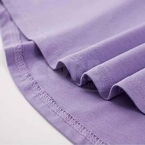 Camisetas de algodón de manga corta de hombre en blanco transpirable de alta calidad y color liso personalizadas al por mayor para hombre - Product Image 5