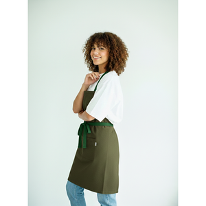 Tablier de cuisine multifonctionnel pour adultes, idéal pour le nettoyage et la cuisson, tablier de chef avec logo imprimé et poches pour la pâtisserie - Product Image 5