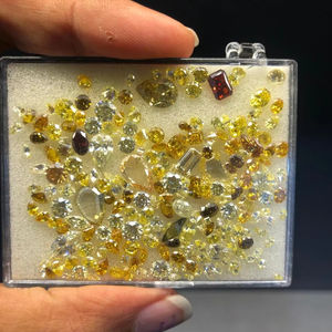 Lab Grown Fancy Color 0.50Ct a 5Ct Diamantes amarillos CVd/HPht para joyería de diamantes finos Formas redondas y mixtas sueltas - Product Image 3