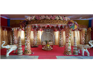 Diseñador Boda Fibra Delizio Mandap Fiji Último Delizio Boda Mandap Mejor Boda Delizio Mandap/StageUSA - Product Image 1