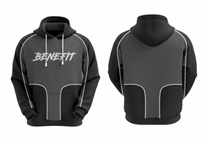 เสื้อฮู้ดดี้ผู้ชายสั่งทำขายส่ง พิมพ์ลายสกรีน ดีไซน์เอง ผ้าหนา คุณภาพระดับพรีเมียม พิมพ์ลายอย่างดี ทรงโอเวอร์ไซส์ เหมาะสำหรับใส่เล่นกีฬา - Product Image 2