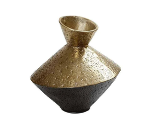 Vase à fleurs en métal laiton fait à la main de conception moderne pour les décorations de fête de mariage fabricant en gros exportateur - Product Image 4